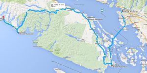 Route Vancouver Island